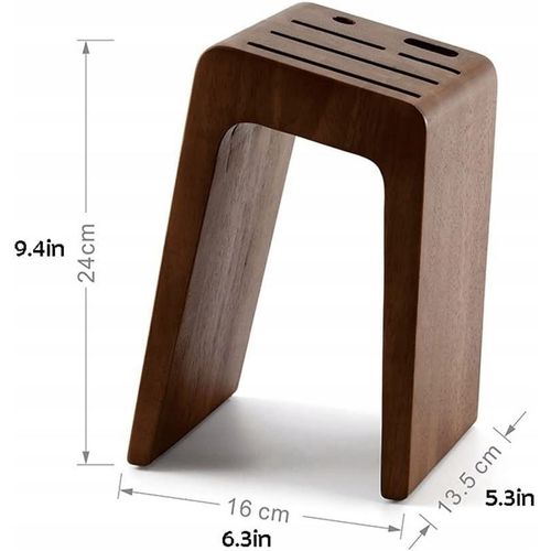 Porte-Couteau Bloc Organisateur Support En Bois