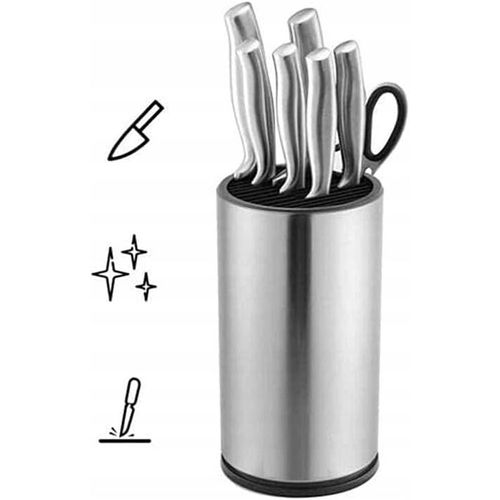Porte-Couteaux En Acier Inoxydable, Bloc De Couteaux,