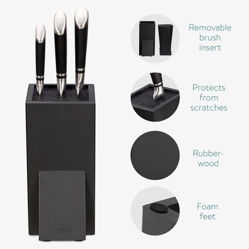 Bloc En Bois Pour Couteaux De Cuisine, Support Universel