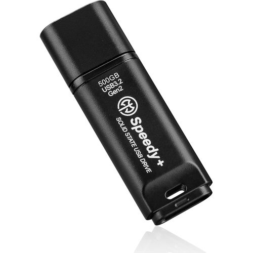 Speedy+, 500Go Solid State Clé Usb, Usb 3.2 Gen2 Uasp Superspeed+. Jusqu'À 600 Mo/S En Lecture, 500 Mo/S En Écriture[X572]