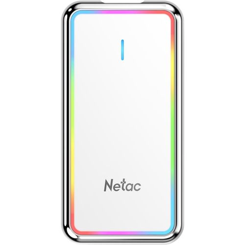 Zr 500Gb Portable Ssd 500Gb, Ssd Externe Usb 3.2, Disque Pssd Avec Rgb Leds, Jusqu'À 550 Mo/S En Lecture Blanc[X209]