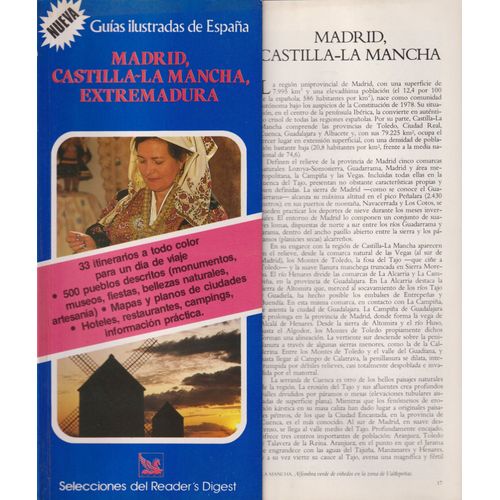 Guías Ilustradas De España N 5 . Madrid, Castilla La Mancha, Extremadura