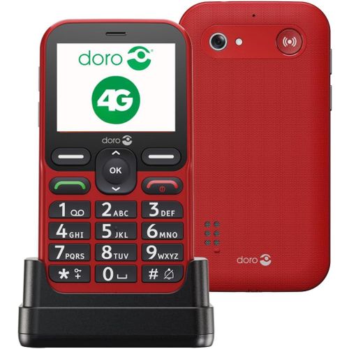Téléphone mobile Doro Leva L10 Rouge