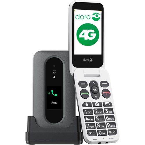 Téléphone mobile Senior Doro Leva L30 Graphite / Blanc