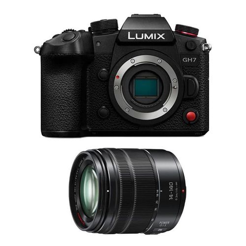 PANASONIC Hybride LUMIX GH7 Noir + Objectif G Vario 14-140mm f/3.5-5.6 ASPH Power OIS