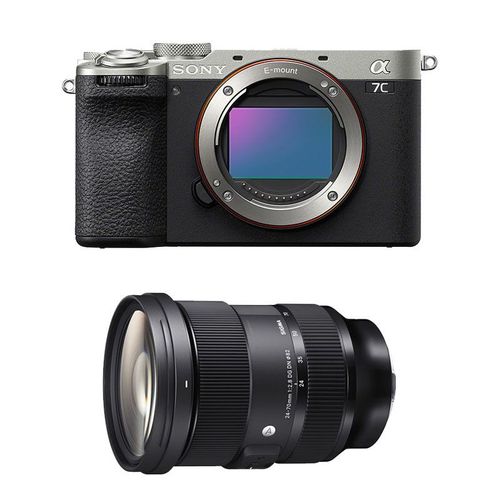 SONY Hybride ALPHA 7C II SILVER + Objectif SIGMA 24-70 f/2.8 ART DG DN II SONY Hybride FE