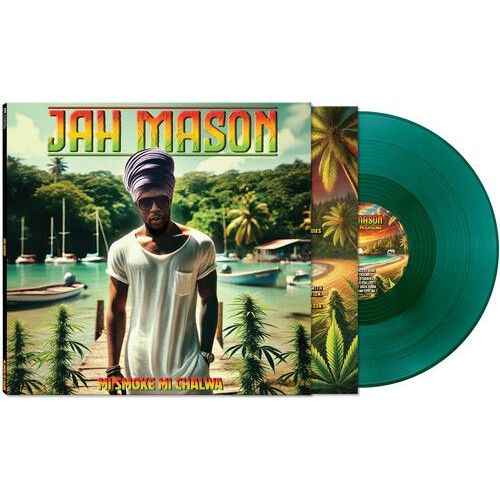 Jah Mason - Mi Smoke Mi Chalwa [Vinyl Lp] Colored Vinyl, Green, Ltd Ed