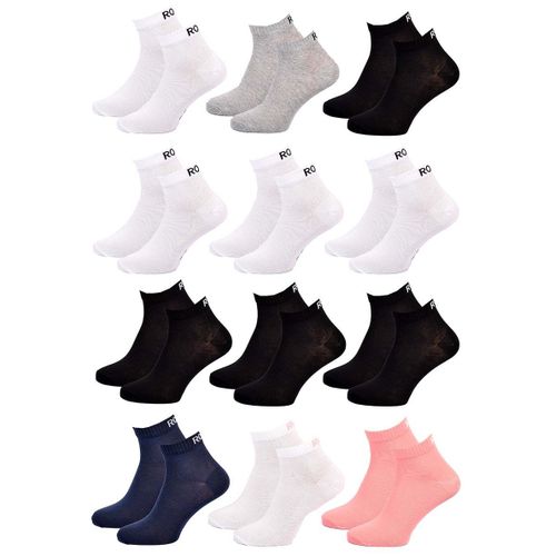 Chaussettes Roxy Quarter Pack De 12 Paires Multi62qr