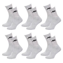 Chaussettes Homme Kappa Modèle Tennis -Assortiment Modèles Photos Selon Arrivages- Pack De 6 Paires Tennis Grises