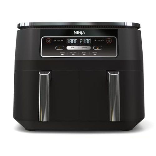 Friteuse sans huile Ninja Foodi double compartiment 4-en-1 Air Fryer, 7,6 L AF200EU