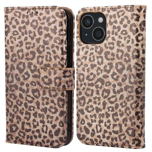 Imoshion Étui De Téléphone Portefeuille Design Iphone 15 Leopard Mood