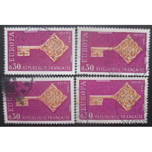 France N°1556 X 4 Oblitéré