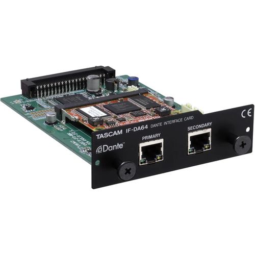 Tascam IF-DA64 interface Dante pour DA-6400/DA-6400DP