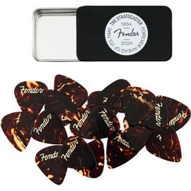 Fender 70th Anniversary Pick Tin - 12 Picks Lot De 12 Médiators