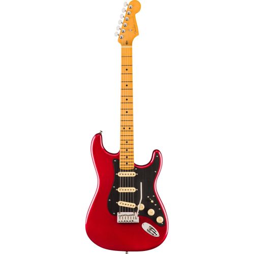 Fender American Ultra Ii Stratocaster Mn Sinister Red Guitare Électrique Avec Étui