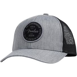 Fender Stratocaster 70th Anniversary Badge Hat Gray Heather (Gris Chiné)