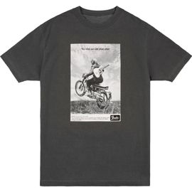 Fender Vintage Ad Tee Motorcycle Rider Graphite L