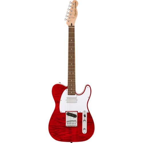 Squier Affinity Series Telecaster Fmt Sh Crimson Red Transparent