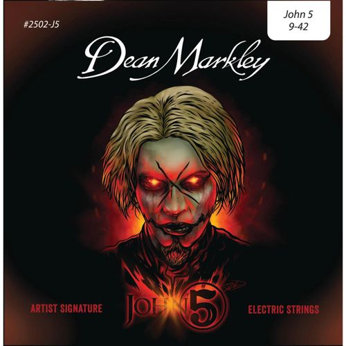 Dean Markley 2502j5 John 5 Signature Strings Light Jeu De Cordes Pour Guitare Électrique