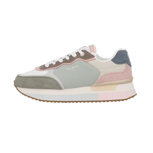 Chaussures Basses Cuir Ou Simili Pepe Jeans Rusper Class Vert
