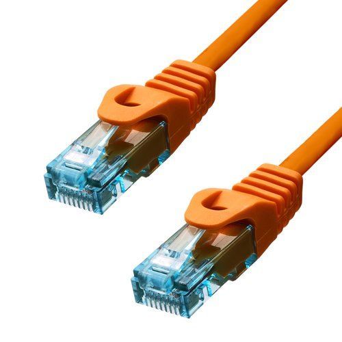 ProXtend - Cordon de raccordement - RJ-45 (M) pour RJ-45 (M) - 7 m - 6 mm - UTP - CAT 6a - IEEE 802.3at - sans halogène, moulé, sans crochet, bloqué - orange
