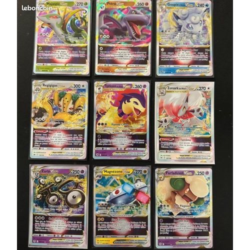 Lot De Cartes Pokémon Ultra Rares À Gros Pv