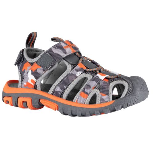 Trespass - Sandales Jaime - Enfant - 31 Fr - Gris / Orange