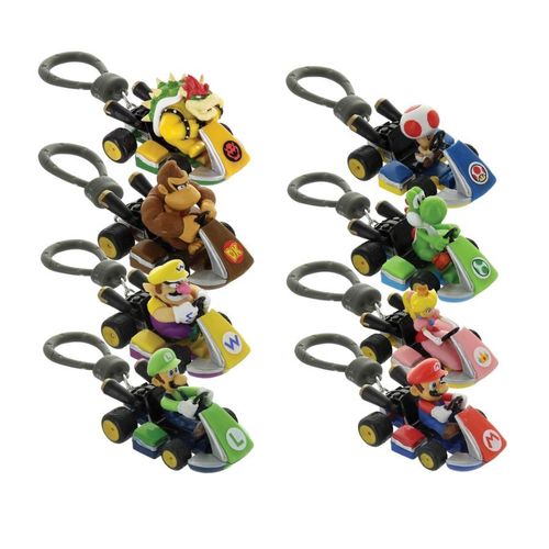 Mario Kart Porte Cles Mystere Presentoir De 24pcs