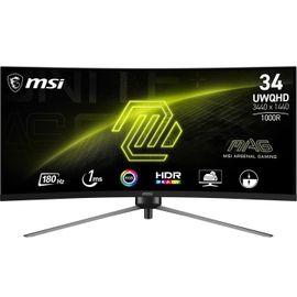 Msi Mag 345cqrde écran Plat De Pc 86,4 Cm (34") 3440 X 1440 Pixels Ul