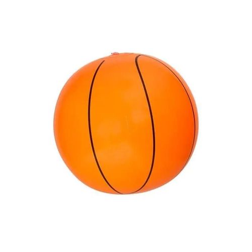 Ballon De Basketball Gonflable - Widmann - Mixte - Orange Et Noir - Adulte