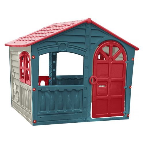 Cabane Enfant En Plastique "Fun" - 140 X 111 X 115 Cm - Bleu