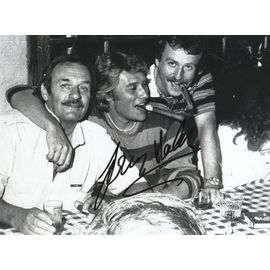 Autographe Johnny Hallyday