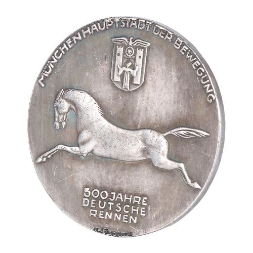 1436 1936 Allemagne Cuivre Placage Argent Collection Vintage Pièce Pièce Commémorative