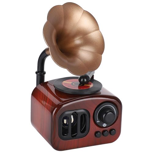 Boîte à musique rétro PhonographEn forme Cadeau Innovant Maison Bureau Décoration Cadeau Musical