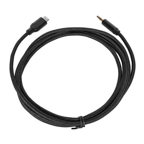 USB C vers 3,5 mm Câble audio HiFi stéréo Plug and Play tissé Type C vers AUX Cordon mâle pour téléphone de voiture PS5 1m / 3.3ft