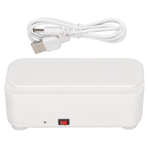 Machine à ultrasons de nettoyeur de bijoux 45KHz 300mL Un bouton de nettoyeur de lunettes USB professionnel portable