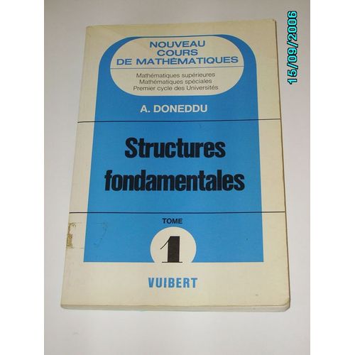Nouveau Cours De Mathématiques N° 1