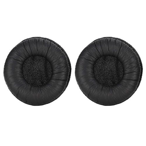 Coussinets d¿oreille de remplacement universels coussin en coton noir pour casque de 55 mm