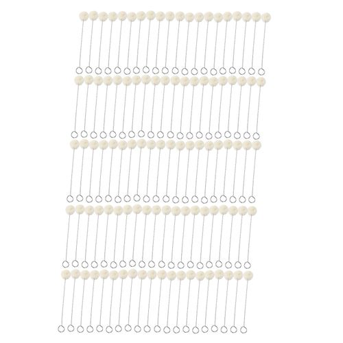 100pcs Brosse À Billes De Laine Handmade Diy Outils En Cuir Pratiques Durables Pour La Teinture Artisanale