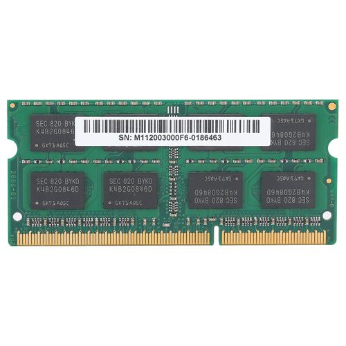 ASint Mémoire pour ordinateur portable RAM DDR3 1600MHZ 4 Go 1.35V Notebook Memory Bank Fournitures informatiques