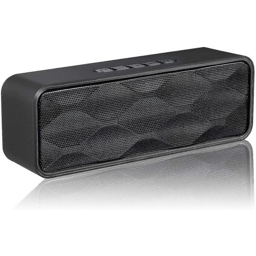 Haut-parleur Bluetooth portable, haut-parleur sans fil aigoss, caisson de basses bluetooth 4.2, son stéréo hd