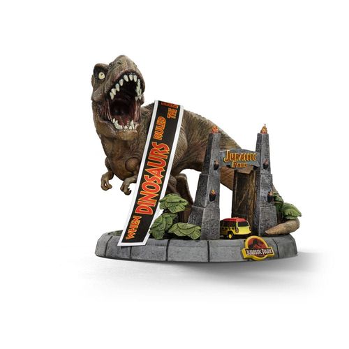 Jurassic Park - Figurine Mini Co. T-Rex Illusion Deluxe 15 Cm