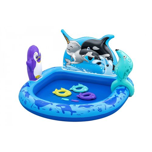 Bestway Aire De Jeux Aquatiques Et Pataugeoire Gonflable Polar Pals 1