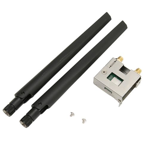 Carte Adaptateur WiFi Sans Fil M.2 KEY E 2.4G 5G 1.73Gbps 802.11 AC Carte Adaptateur WiFi Double Bande pour PRIME ROG STRIX TUF