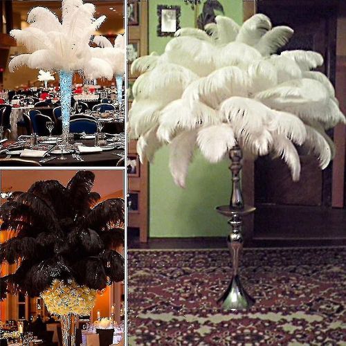 10 Pcs Plume D¿Autruche Plume Centre De Table De Mariage Party Décoration De Table