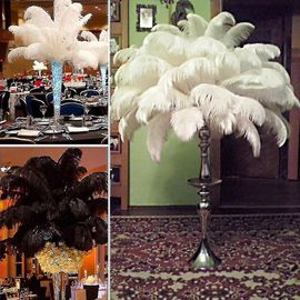 10 Pcs Plume D¿Autruche Plume Centre De Table De Mariage Party Décoration De Table