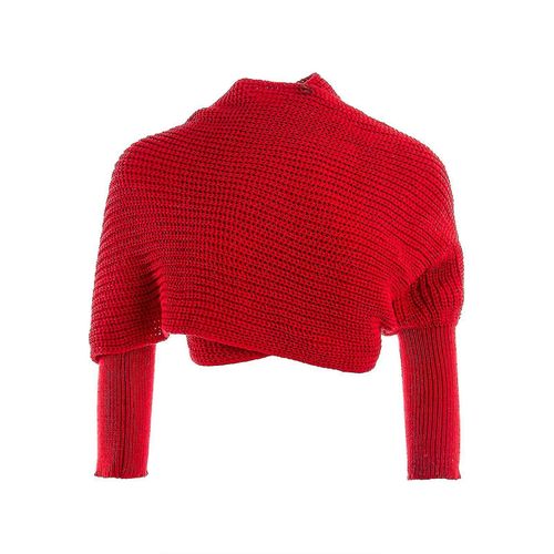 Hiver Chaud Tricot Wrap Crochet Épais Châle Cape Avec Manche Foulard Pour Femmes Et Hommes Unisexe
