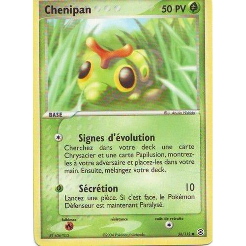 Chenipan  - Rouge Feu / Vert Feuille - 56/112 - Vf -  50 Pv