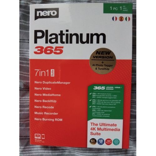 Clé De Licence Nero Platinum 365