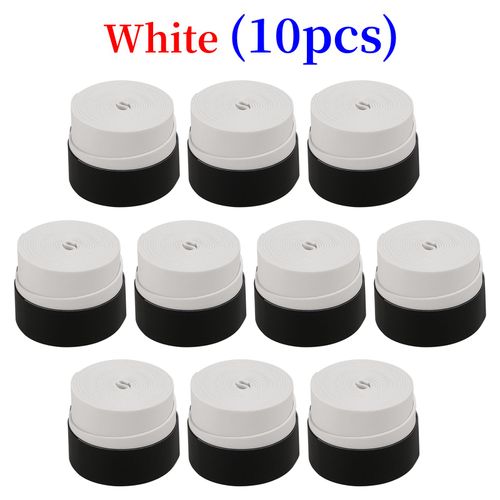 Poignées De Raquette De Tennis Coordonnantes,Surgrip De Tête,Accessoire De Padel,Choc,Badminton,Squash,Survêtement D'entraînement,10 Pièces,25 Pièces,60 Pièces - Type White 10pcs